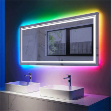Зеркало с RGB подсветкой Декор 06 